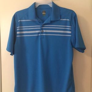 PGA TOUR PRO SERIES Blue Polo - Men’s Large